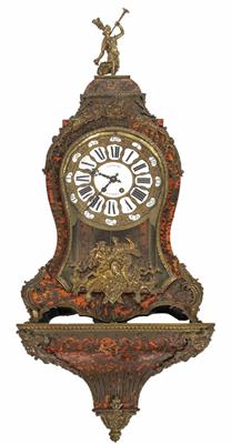 Repräsentative Boulle-Konsol-Pendule im Stil Ludwig XV., Frankreich, 19. Jahrhundert - Easter Auction