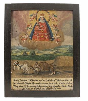 Ex Voto, Österreichisch, Mitte 19. Jahrhundert - Easter Auction
