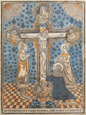 Kruzifix der hl. Brigitta von Schweden (1303-1373) - Asta di pasqua