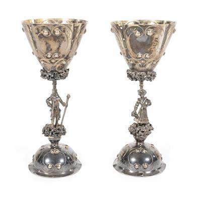 Paar Pokale, 19. Jahrhundert - Osterauktion