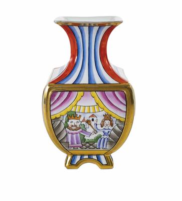 Vase, Dekorentwurf Franz von Zülow 1924, Ausführung Augarten, Wien, vor 1938 - Summer auction