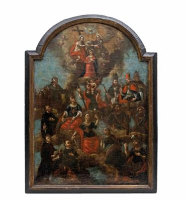 Andachtsbild, Alpenländisch, um 1700 - Christmas auction - Silver, glass, porcelain, graphics, militaria, carpets