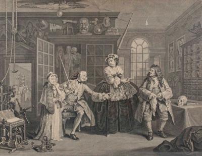 William Hogarth - Christmas auction - Silver, glass, porcelain, graphics, militaria, carpets
