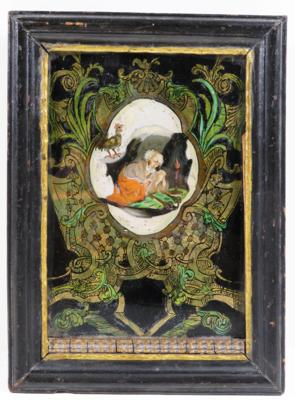 Hinterglasbild, Süddeutsch, 18./19. Jahrhundert - Asta di Natale - Argenti, vetri, porcellane, incisione, militaria, tappeti