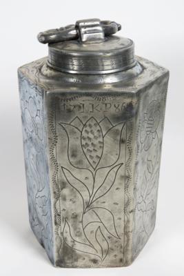 Schraubflasche, datiert 1786 - Adventauktion