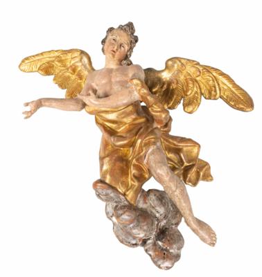 Barocker Engel auf Wolke, 1. Hälfte 18. Jahrhundert - Asta di Pasqua