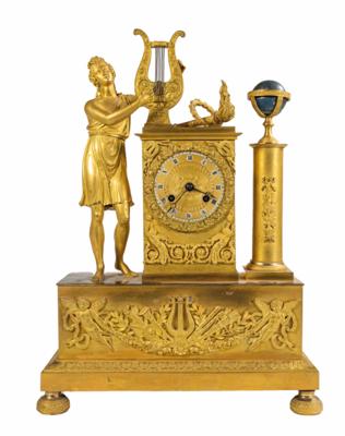 Französische Empire Ormolu Kaminuhr "Apollo", um 1820 - Osterauktion