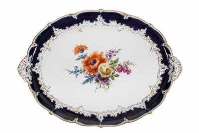 Ovales Prunk-Tablett, Meissen, 1924-34 - Easter Auction