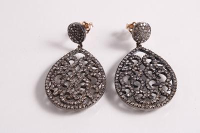 2 Diamant Ohrsteckgehänge zus. ca. 1,90 ct - Summer auction