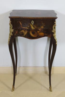 Table en chiffoniere mit Vernis Martin Dekor, 19. Jahrhundert - SOMMERAUKTION