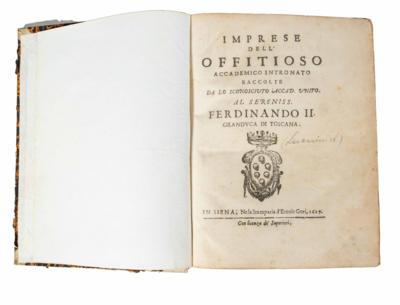 Illustriertes Italienisches Emblembuch, 1628/1629 - WEIHNACHTSAUKTION