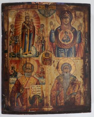 Russische Ikone, 19. Jahrhundert - Easter Auction