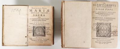 Zwei barocke Bücher in lateinischer Sprache: - Velikonoční aukce