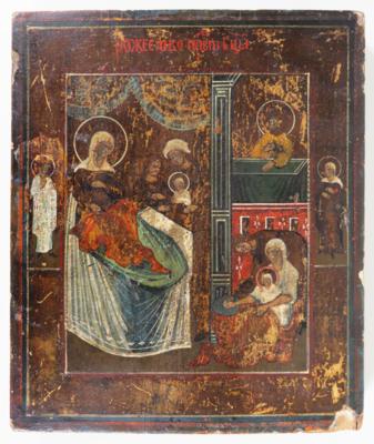Russische Ikone, 19. Jahrhundert - Porcelán, sklo a sběratelské předměty