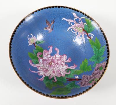 Cloisonné Schale, China, 20. Jahrhundert - Porzellan, Glas und Sammelgegenstände