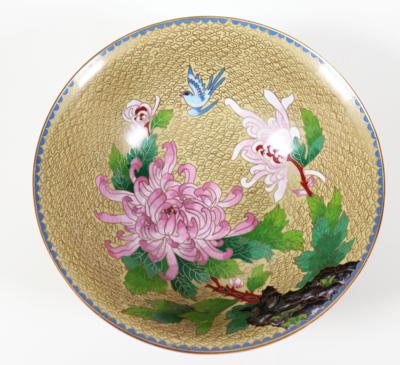 Cloisonné Schale, China, 20. Jahrhundert - Porcelain, glass and collectibles