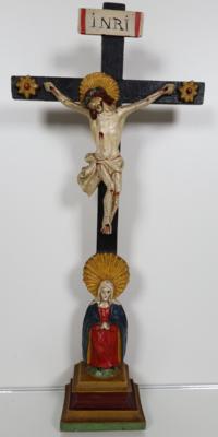 Provinzielle Kruzifix, Ende 19. Jahrhundert - Porcelain, glass and collectibles