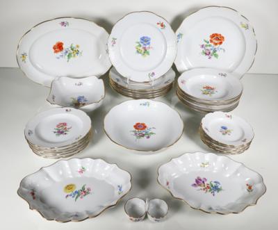 Speiseservice, Meissen, 1960/70er-Jahre - Porcelain, glass and collectibles