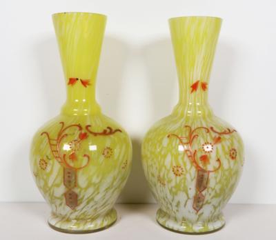 Vasenpaar, um 1900 - Porcelán, sklo a sběratelské předměty