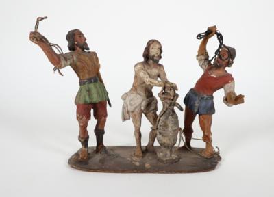 Geißelungsgruppe, Tirol, 19. Jahrhundert - Porcellana, vetro e oggetti da collezione