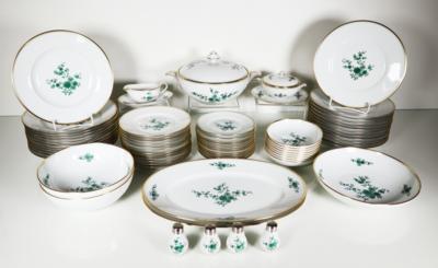 Speiseservice für 12 Personen, Augarten, Wien, 2. Hälfte 20. Jahrhundert - Porzellan, Glas und Sammelgegenstände