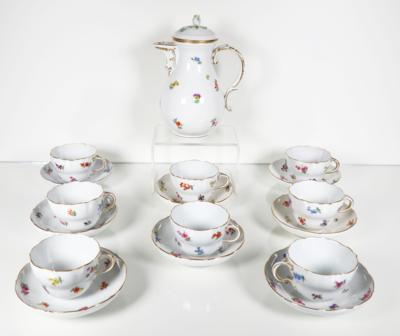 Konvolut Kaffeeserviceteile, Meissen, vornehmlich 1924-34 - Porcellana, vetro e oggetti da collezione