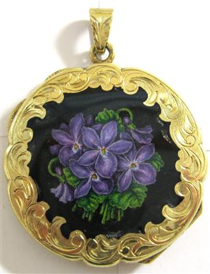 "Veilchenmedaillon" - Arte, antiquariato e gioielli