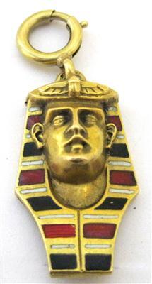 Pharaonenkopf- Anhänger - Arte, antiquariato e gioielli