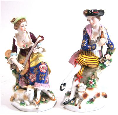 Porzellanfigurenpaar - Arte, antiquariato e gioielli