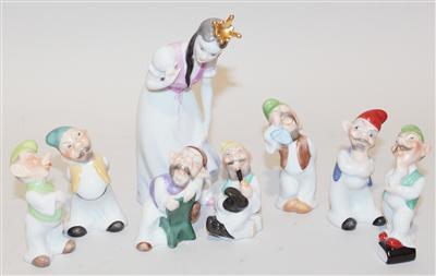 8 Herend Porzellanfiguren - Sonderauktion Kunst und Antiquitäten