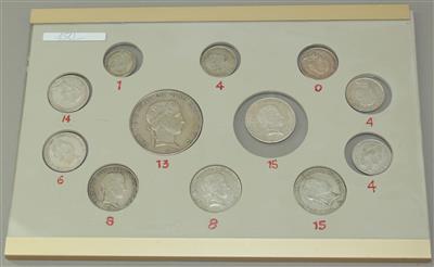 13 Silbermünzen, Ferdinand I. von Österreich - Sonderauktion Kunst und Antiquitäten