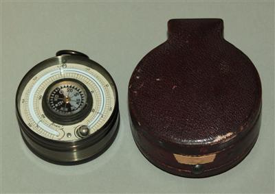 Barometer mit Kompass, Höhenmesser und Thermometer - Art and antiques