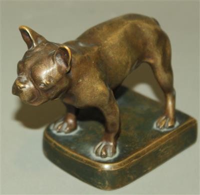 Bronzefigur "Französische Bulldogge" - Sonderauktion Kunst und Antiquitäten