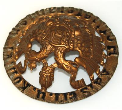Metallemblem "Doppeladler" - Sonderauktion Kunst und Antiquitäten