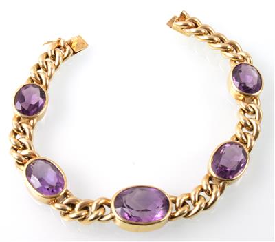 Amethystarmkette - Schmuck Onlineauktion