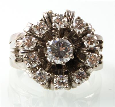 Brillantring zus. ca. 1,60 ct - Schmuck Onlineauktion