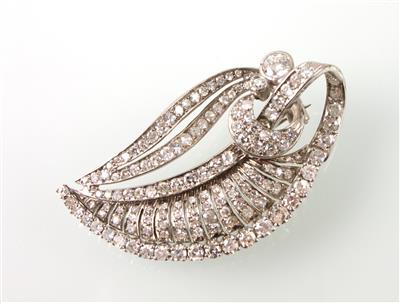 Brillant-Diamantbrosche zus. ca. 2,70 ct - Jewellery