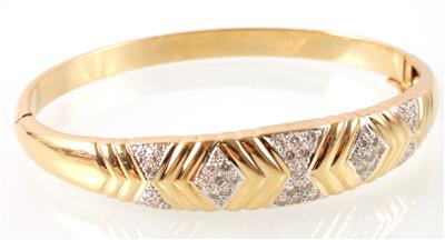 Brillant-Diamantarmreifen zus. ca. 0,90 ct - Jewellery