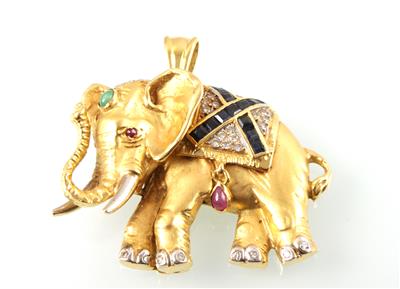 Brillantanhänger "Elefant" - Jewellery