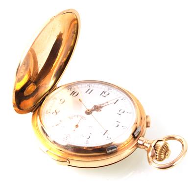 Taschenuhr mit Chronograph und Minutenrepetition - Jewellery
