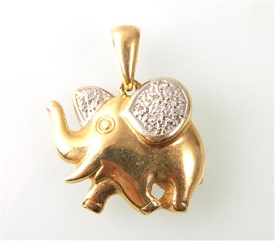 Diamantanhänger "Elefant" - Jewellery