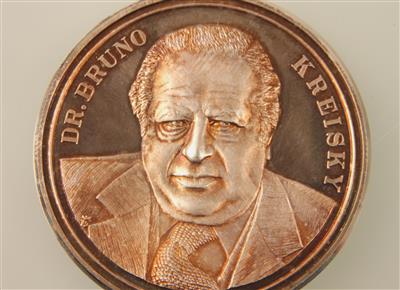 Silbermedaille "Dr. Bruno Kreisky" - Schmuck