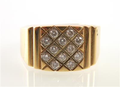 Brillantring zus. ca. 0,45 ct - Jewellery, watches and antiques