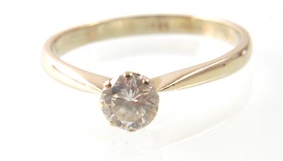 Brillantsolitär ca. 0,65 ct - Jewellery, watches and antiques