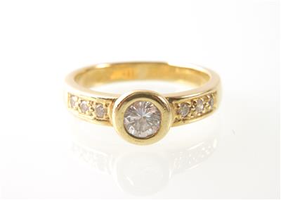 Brillantring zus. ca. 0,45 ct - Bilder, Schmuck und Uhren